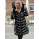 Juodos spalvos žieminė moteriška striukė Marisa JS/16M9100/392Z
