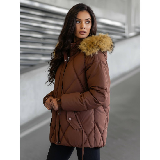 Moteriška ruda žieminė striukė Bistro Moteriškos striukės