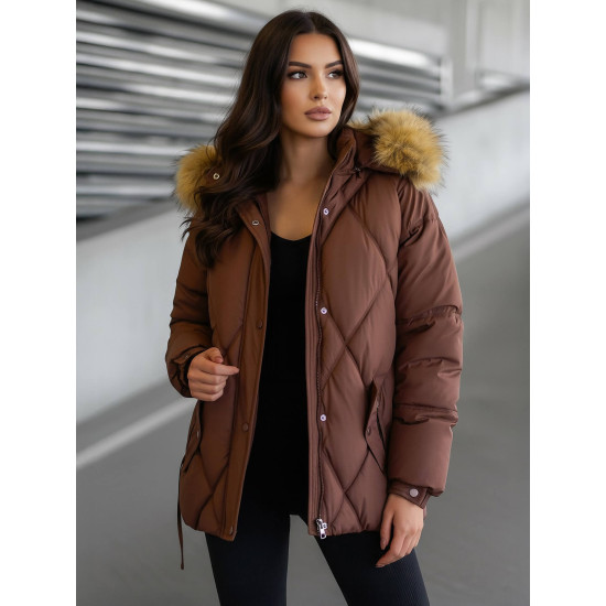 Moteriška ruda žieminė striukė Bistro Moteriškos striukės