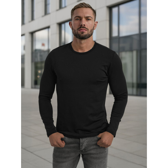Vyriški juodi marškinėliai Rojo Megztiniai