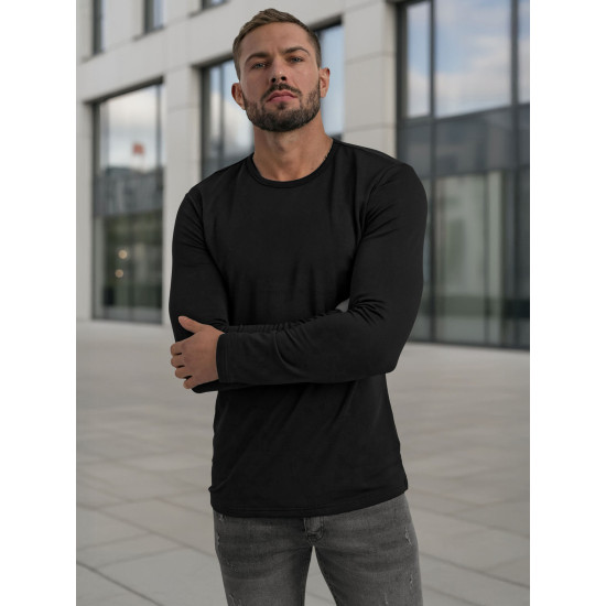 Vyriški juodi marškinėliai Rojo Megztiniai