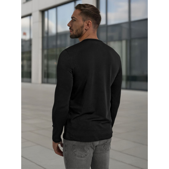 Vyriški juodi marškinėliai Rojo Megztiniai