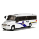 Baltas policijos autobuso modelis su garso efektais Tarnybiniai automobiliai