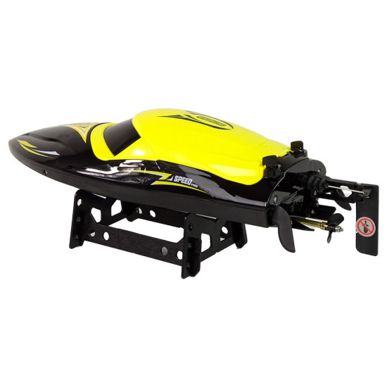 Motorinė valtis R/C 2.4G Yellow 35 KM/H Radijo bangomis valdomi žaislai