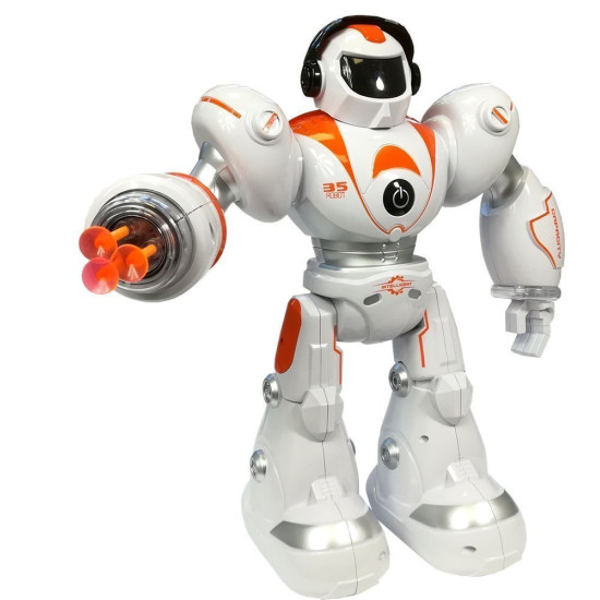 Nuotoliniu būdu valdomas R/C robotas šaudo raketas 4261 - Žaislai Nuotoliniu būdu valdomas R/C robotas šaudo raketas Radijo bangomis valdomi žaislai