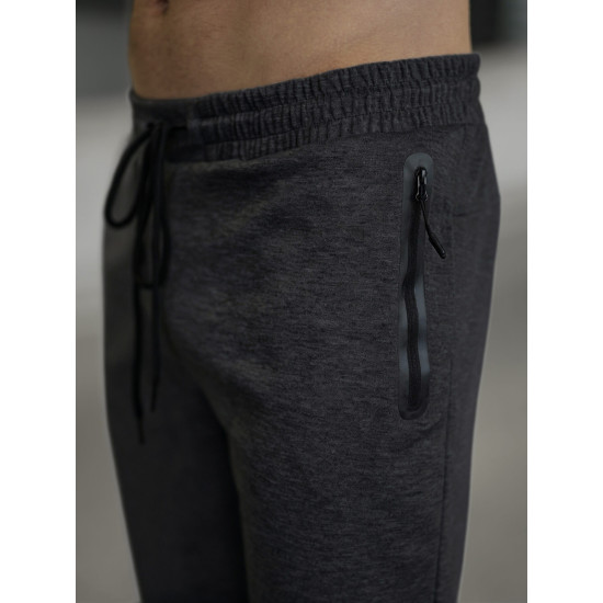 Vyriškos tamsiai pilkos kelnės Run Laisvalaikio kelnės