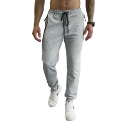 Vyriškos šviesiai pilkos kelnės Run