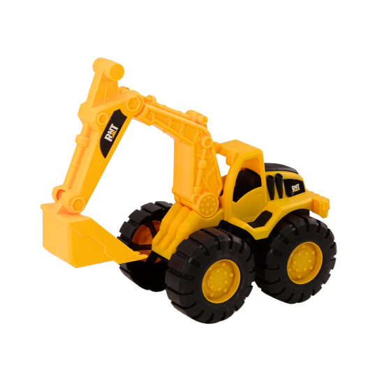 Geltonas statybinių mašinų rinkinys, ekskavatorius-savivartis Statyba ir žemės ūkis