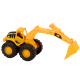 Geltonas statybinių mašinų rinkinys, ekskavatorius-savivartis Statyba ir žemės ūkis