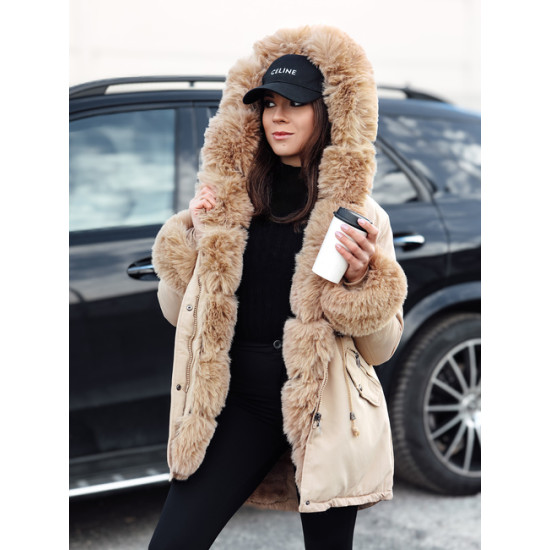 Women's brown jacket Gibon Women's jackets