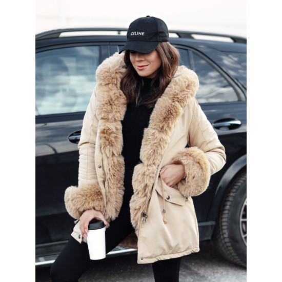 Women's brown jacket Gibon Women's jackets