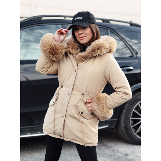 Women's brown jacket Gibon Women's jackets