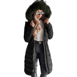 Moteriška juoda žieminė striukė Trend Moteriška juoda žieminė striukė Trend