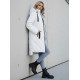Ilga balta žieminė striukė Steper JS/5M3168/281Z