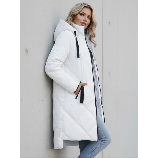Ilga balta žieminė striukė Steper JS/5M3168/281Z