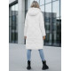 Ilga balta žieminė striukė Steper JS/5M3168/281Z