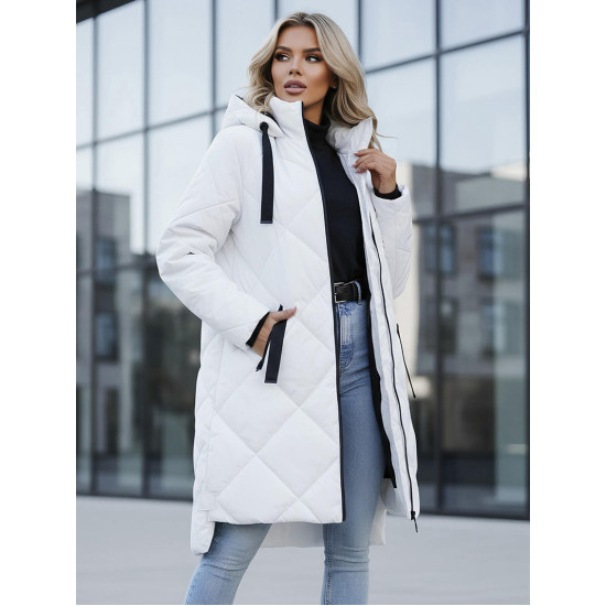 Ilga balta žieminė striukė Steper JS/5M3168/281Z