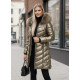 Auksinės spalvos žieminė moteriška striukė Marisa JS/16M9100/403Z