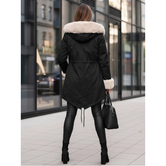 Juoda moteriška striukė Moly JS/M763/392Z