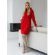 Moteriška raudona suknelė su gobtuvu Margaret JS/YS10005/18