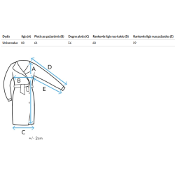 Moteriškas mėlynas paltas Rita