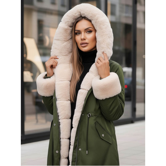 Žalia moteriška striukė Moly JS/M763/136Z