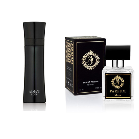 AJ Deluxe Nr266 kvepalai įkvėpti Armani - Black Code 100 ml AJ Deluxe Vyrams French Perfumes