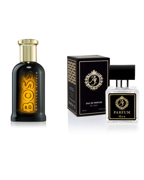AJ Deluxe Nr327 kvepalai įkvėpti Hugo Boss - Boss Bottled Elixir Parfum 33 ml