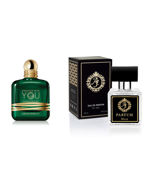 AJ Deluxe Nr343 kvepalai įkvėpti Armani - Stronger With You Sandalwood Edp 100 ml