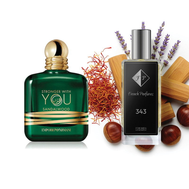 Nr343 kvepalai įkvėpti Armani– Stronger With You Sandalwood 60 ml EDP