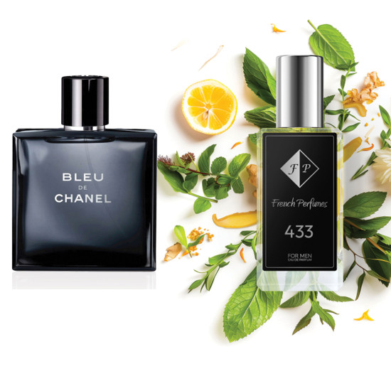 Nr433 kvepalai įkvėpti Chanel - Bleu de Chanel edt 60 ml