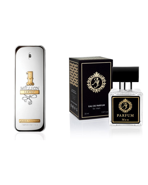 AJ Deluxe Nr458 kvepalai įkvėpti Paco Rabanne - 1 Million Lucky 33 ml