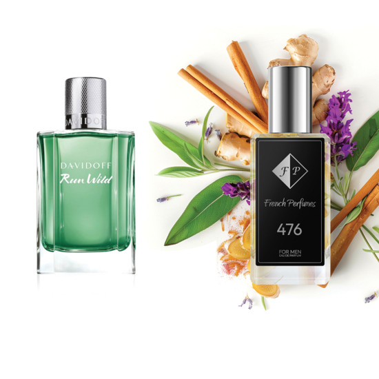 Nr476 kvepalai įkvėpti Davidoff - Run Wild For Him 60 ml