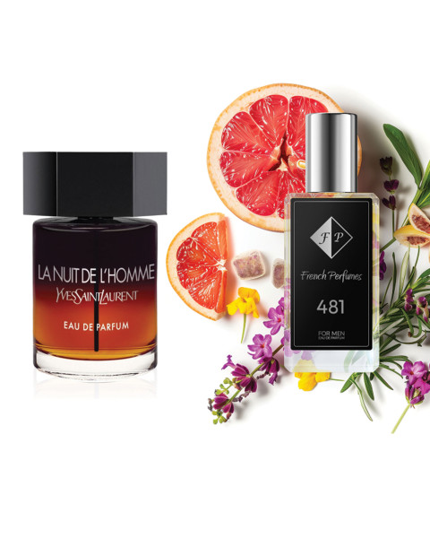 Nr481 kvepalai įkvėpti Yves Saint Laurent - La Nuit Del'Homme EDP 2019 33 ml