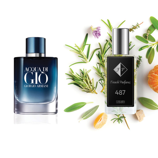 Nr487 kvepalai įkvėpti Giorgio Armani - Acqua di Giò Profondo Lights 60 ml