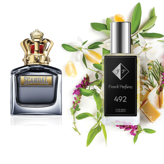 Nr492 kvepalai įkvėpti ean Paul Gaultier - Scandal Pour Homme 2 ml