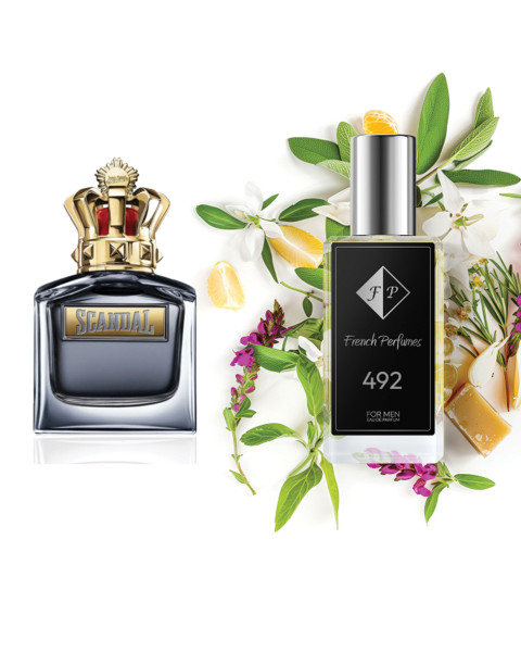 Nr492 kvepalai įkvėpti ean Paul Gaultier - Scandal Pour Homme 33 ml