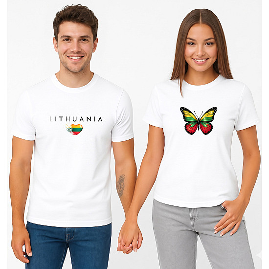 Baltic-paita-asukokonaisuus Lithuania-perhonen (musta)