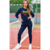 Women's dark blue sports set Lietuva