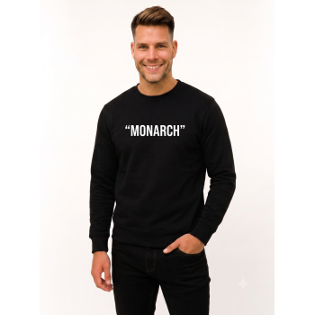Мужской чёрный свитшот Monarch