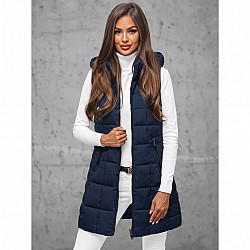 Dona Women's Dark Blue Quilted Vest