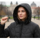 Juoda dygsniuota striukė Jen Moteriškos striukės