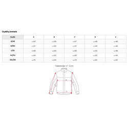 Pereinamojo laikotarpio raudona striukė Flif