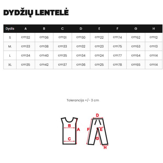 Women's black sports set Lister Women's suits