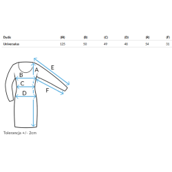 Moteriška juoda/ruda suknelė Long