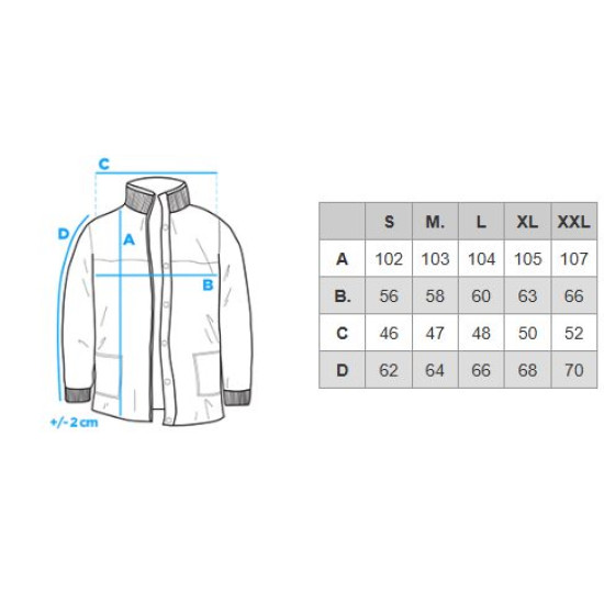 Vyriškas tamsiai mėlynas paltas Corpo