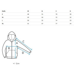 Moteriškas rusvas džemperis su gobtuvu Trend