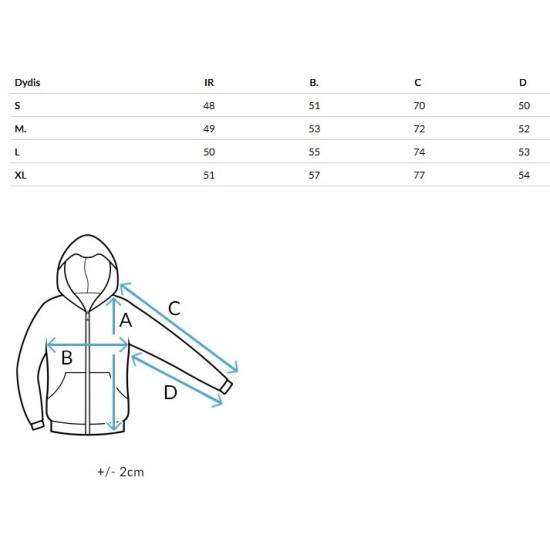 Moteriškas rusvas džemperis su gobtuvu Trend