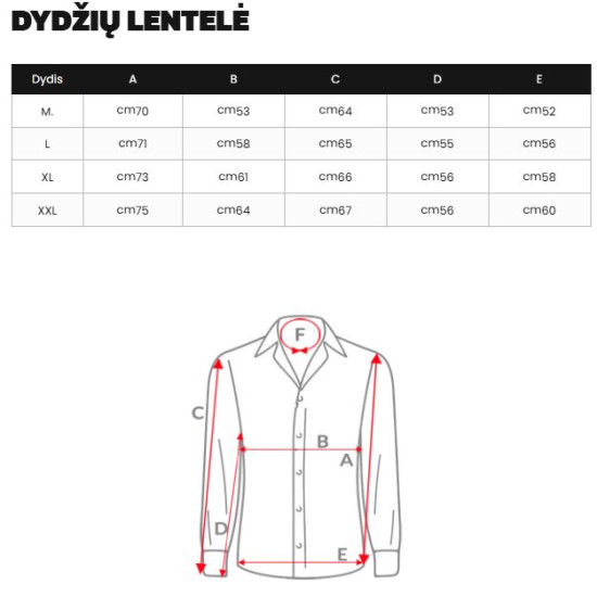 Vyriški rudi marškiniai Tom