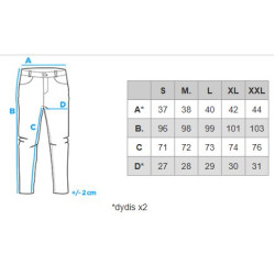 Vyriški mėlyni džinsai Andre